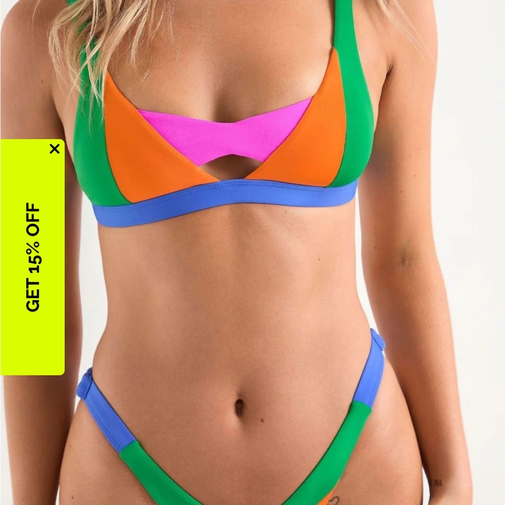 Colorful Women's Bikini Set